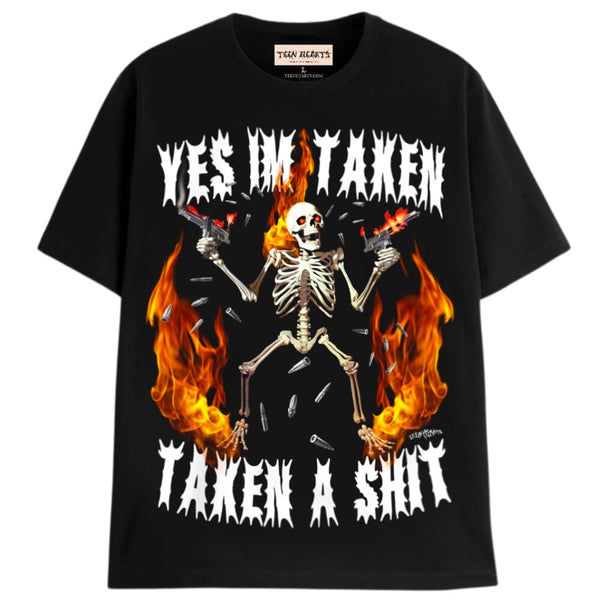 I’M TAKEN T-Shirts DTG Small BLACK 