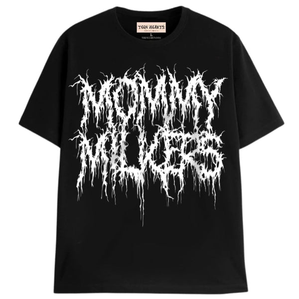 MOMMY MILKERS T-Shirts DTG Small BLACK 
