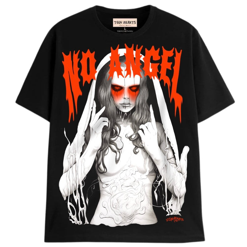 NO ANGEL T-Shirts DTG Small BLACK 