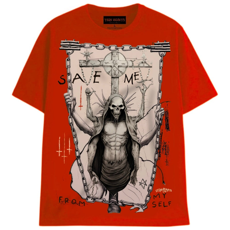 SAVE ME T-Shirts DTG Small RED 