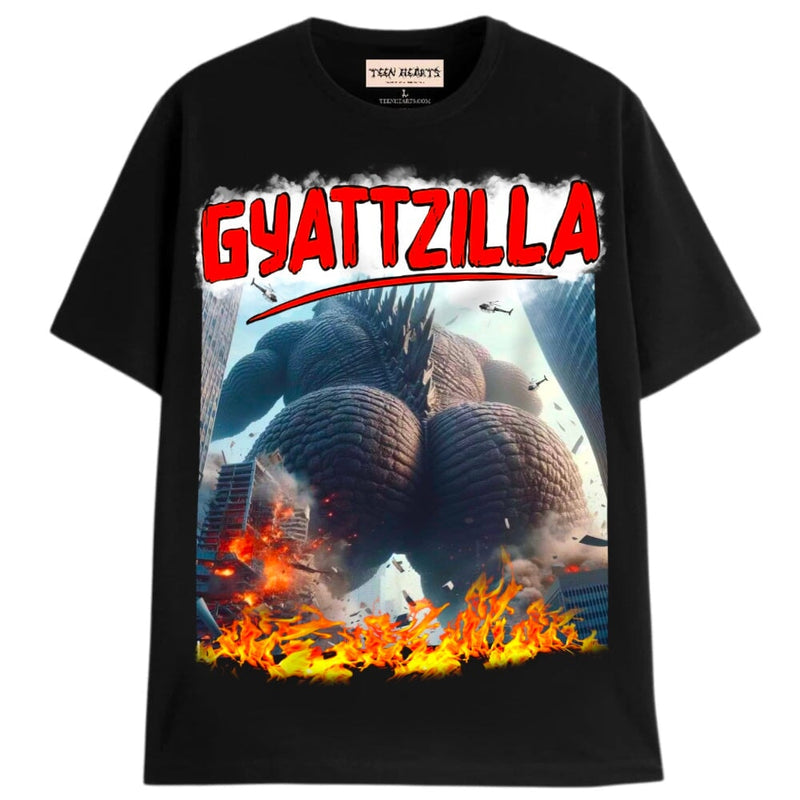 GYATTZILLA T-Shirts DTG Small BLACK 