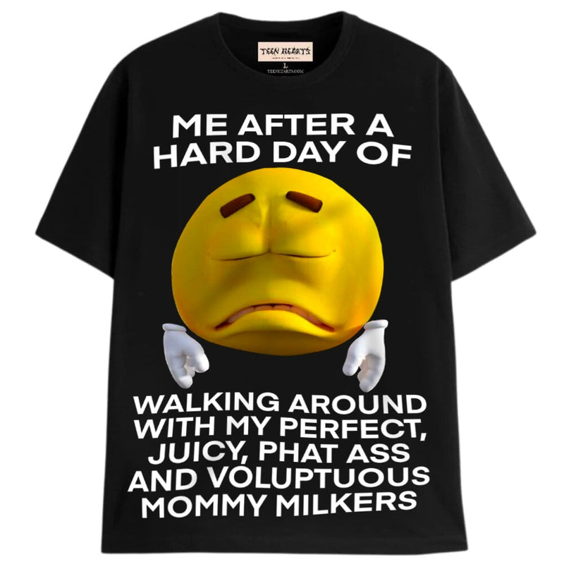 ME AFTER 1 T-Shirts DTG Small BLACK