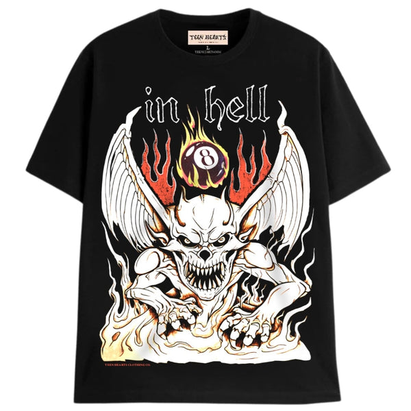 IN HELL T-Shirts DTG Small BLACK 