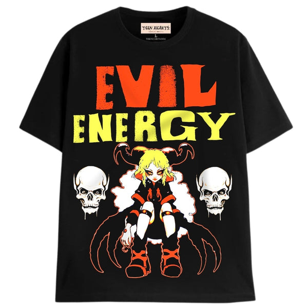 EVIL ENERGY T-Shirts DTG Small BLACK 