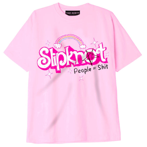 SLIPKNOT T-Shirts DTG Small Pink 