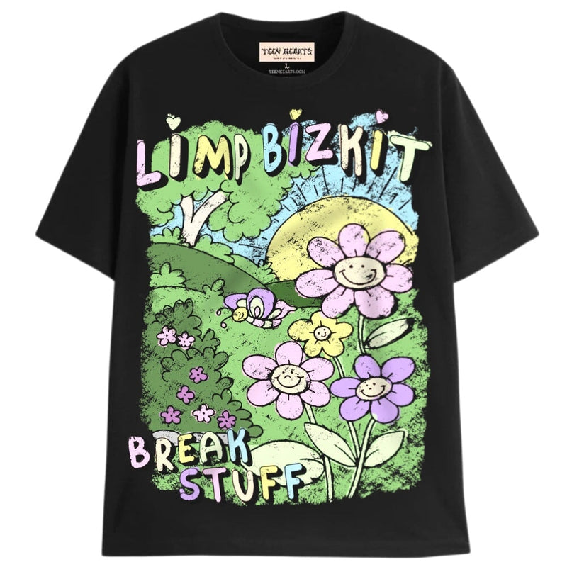 BREAK STUFF T-Shirts DTG Small BLACK 