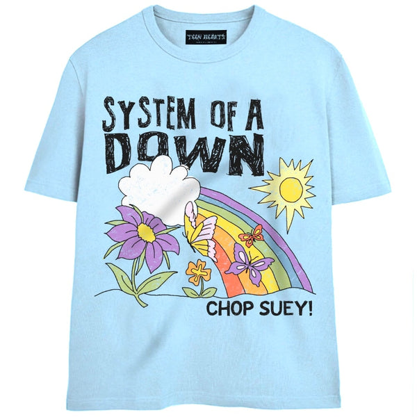 CHOP SUEY! T-Shirts DTG Small BLUE 