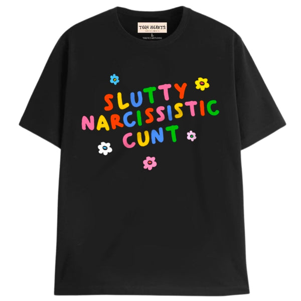 NARCISSIST T-Shirts DTG Small BLACK 