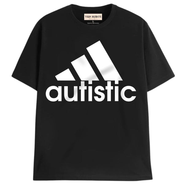AUTISTIC T-Shirts DTG Small BLACK 