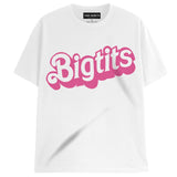 bigtits T-Shirts DTG Small WHITE 