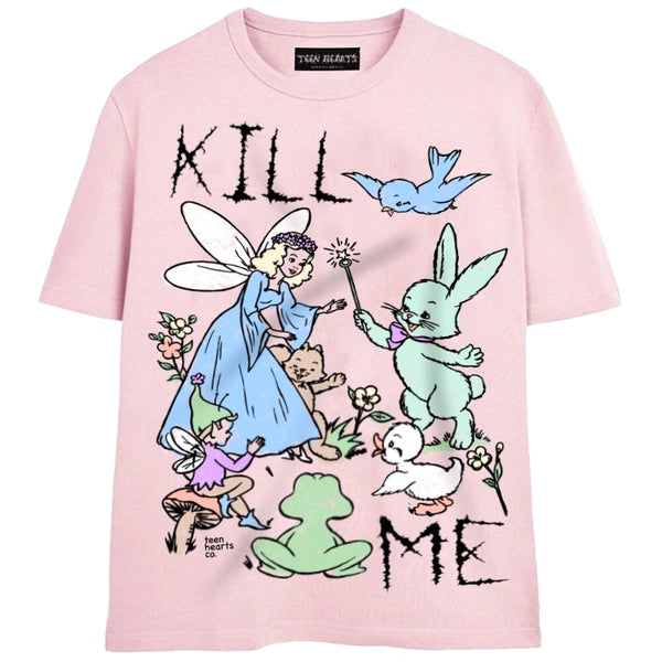 HAPPY EASTER T-Shirts DTG Small Pink 
