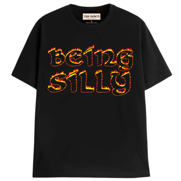 BEING SILLY T-Shirts MONSTERDIGITAL Small BLACK 