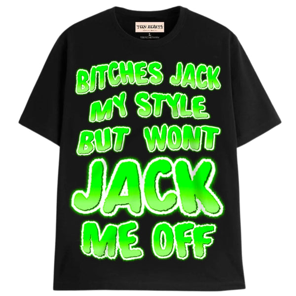 JACK ME OFF T-Shirts MONSTERDIGITAL Small BLACK 