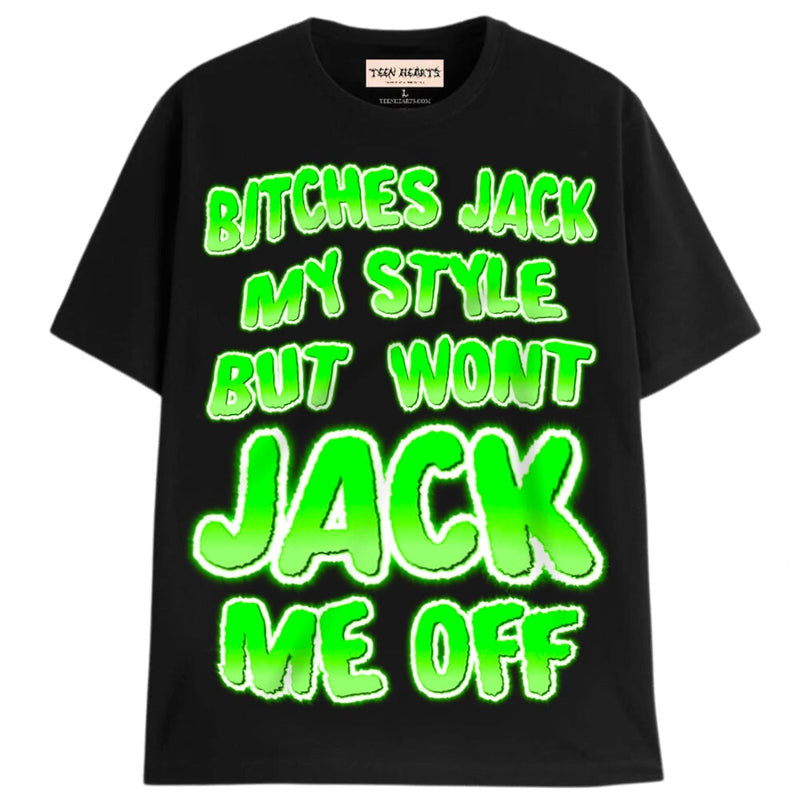 JACK ME OFF T-Shirts MONSTERDIGITAL Small BLACK 