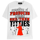 SHE / THEM T-Shirts MONSTERDIGITAL Small WHITE 