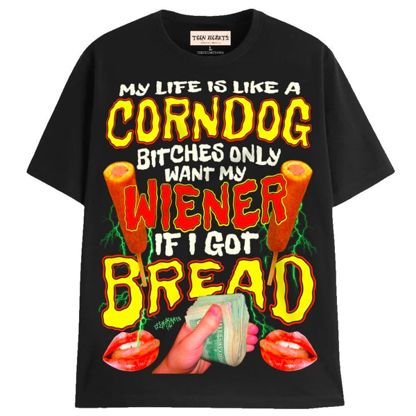 CORNDOG T-Shirts MONSTERDIGITAL Small BLACK 