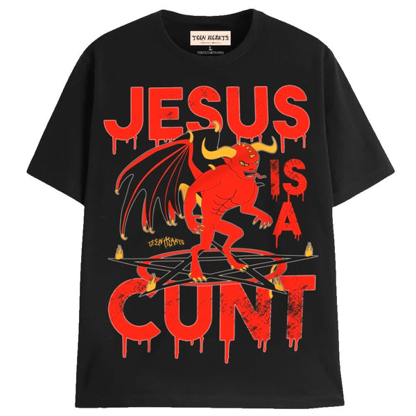 JESUS CUNT T-Shirts MONSTERDIGITAL Small BLACK 