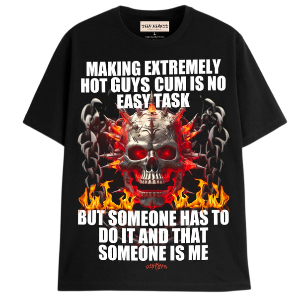 EXTREMELY HOT GUYS T-Shirts DTG Small BLACK 