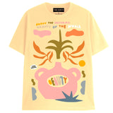 NATURAL BEAUTY T-Shirts DTG Small Yellow 