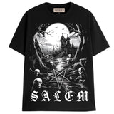 SALEM 666 T-Shirts DTG Small Black