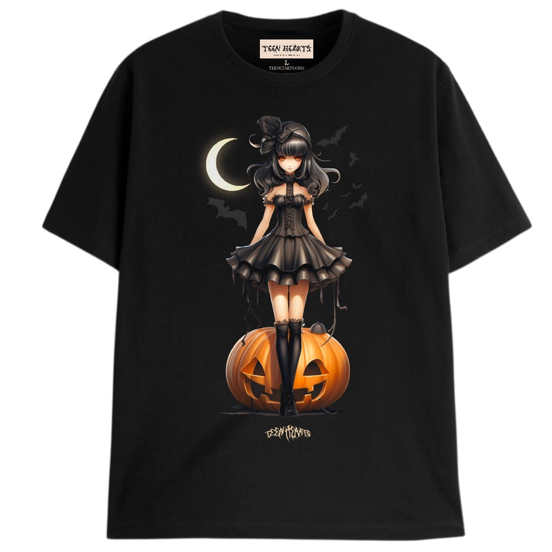 GOTH GIRL T-Shirts DTG Small Black 