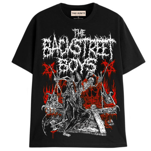 BACKSTREET BOYS T-Shirts DTG Small BLACK 