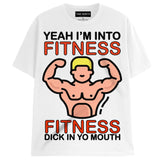 FITNESS T-Shirts DTG Small WHITE 