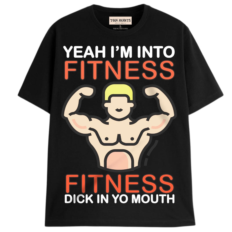 FITNESS T-Shirts DTG Small BLACK 