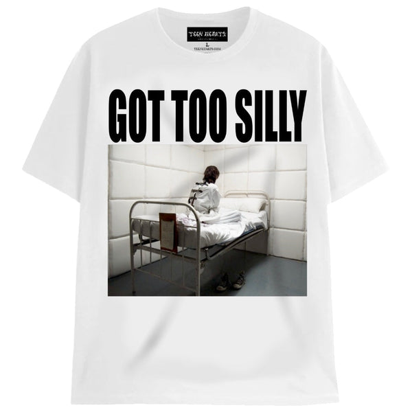 GOT TOO SILLY T-Shirts MONSTERDIGITAL Small WHITE 