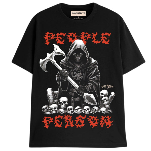 PEOPLE PERSON T-Shirts DTG Small Black 