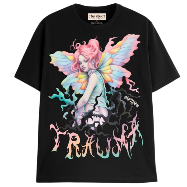 TRAUMA T-Shirts DTG Small Black 