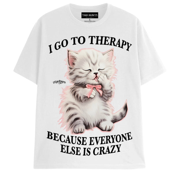 THERAPY T-Shirts DTG Small White 