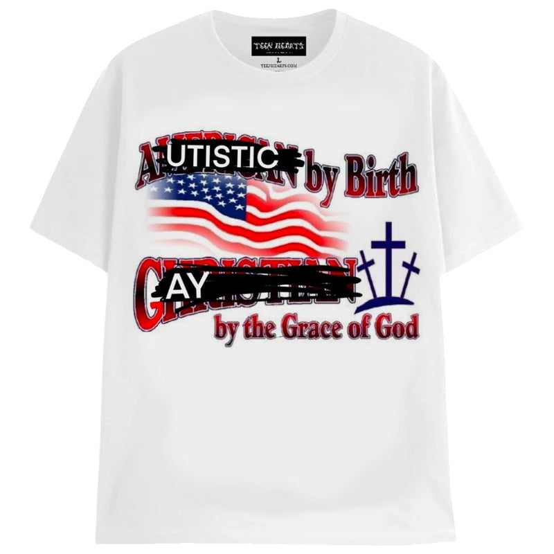 AUTISTIC GAY T-Shirts MONSTERDIGITAL Small White 