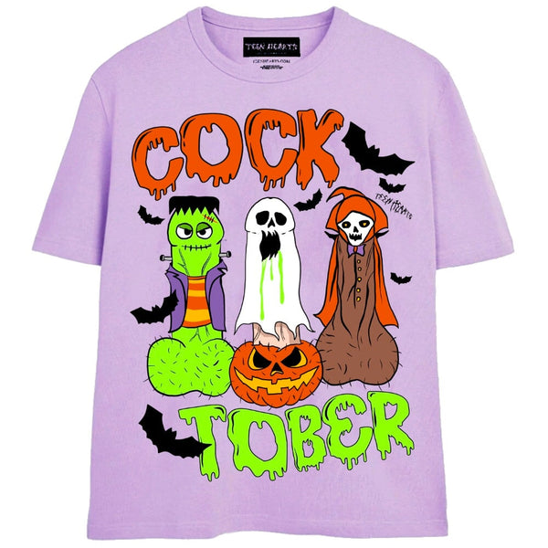 COCKTOBER T-Shirts MONSTERDIGITAL Small Lavender 