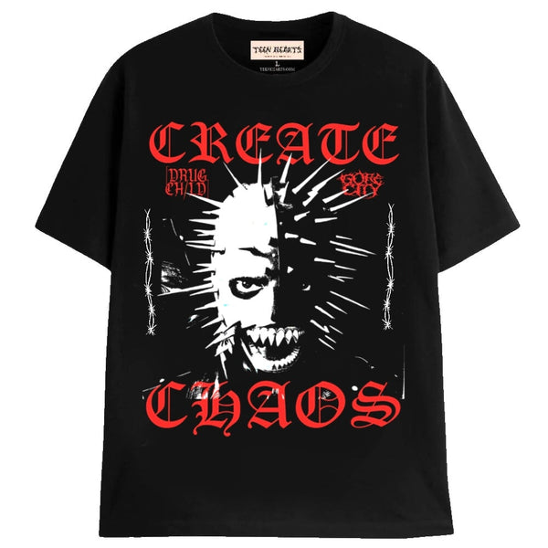 CREATE CHAOS T-Shirts MONSTERDIGITAL Small BLACK 