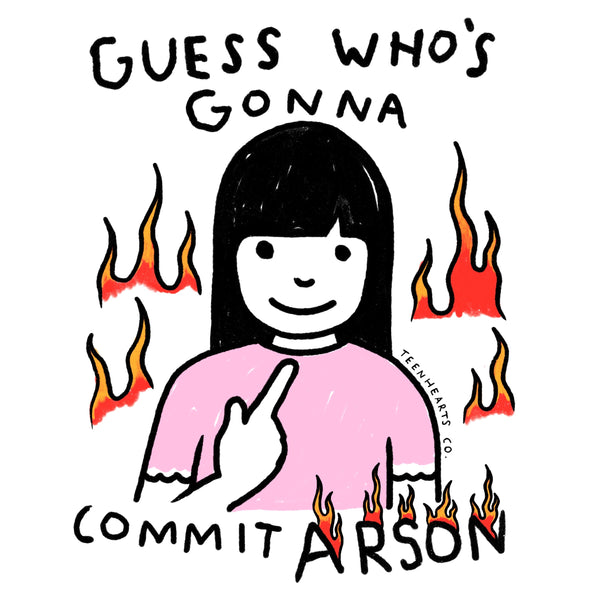 COMMIT ARSON T-Shirts DTG 