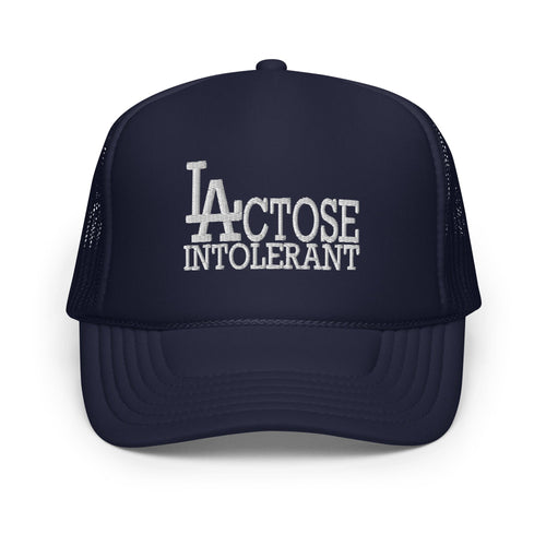 Lactose Navy Blue Hat Lactose Intolerant Hat - Gift Dairy Free Milk Haters  main image 4