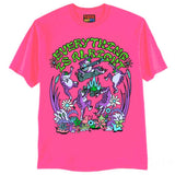 NEON ALRIGHT FROGS T-Shirts DTG Small Pink 