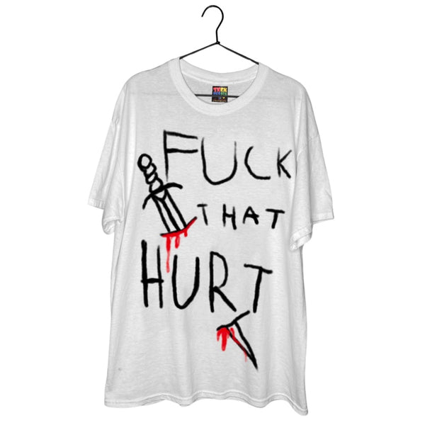 THAT HURT ( spraypaint ) T-Shirts DTG Small WHITE 