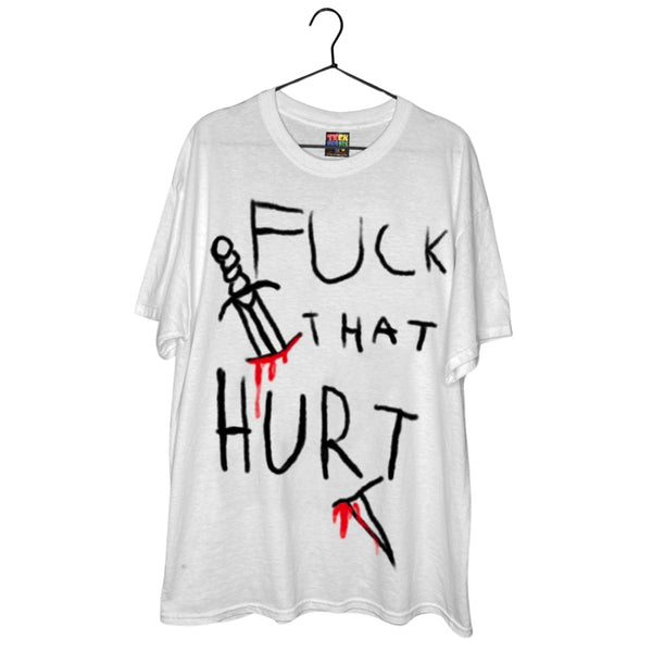 THAT HURT ( spraypaint ) T-Shirts DTG Small WHITE 