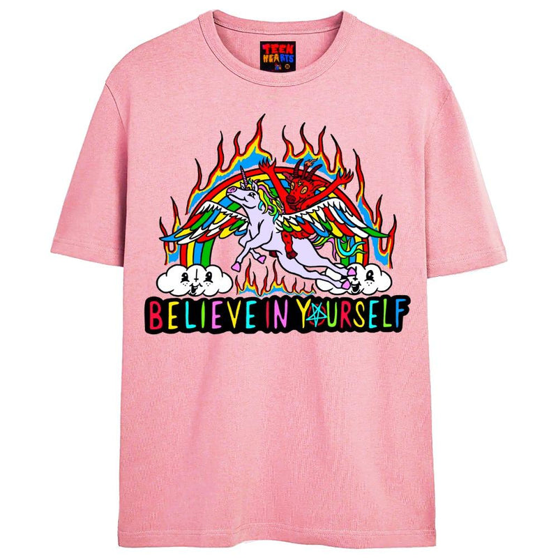 RIDIN DIRTY T-Shirts DTG Small PINK 