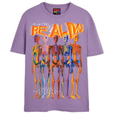 REALMS T-Shirts DTG Small LAVENDER 