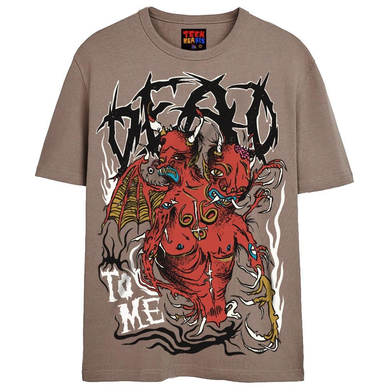 DEAD TO ME T-Shirts DTG Small TAN 