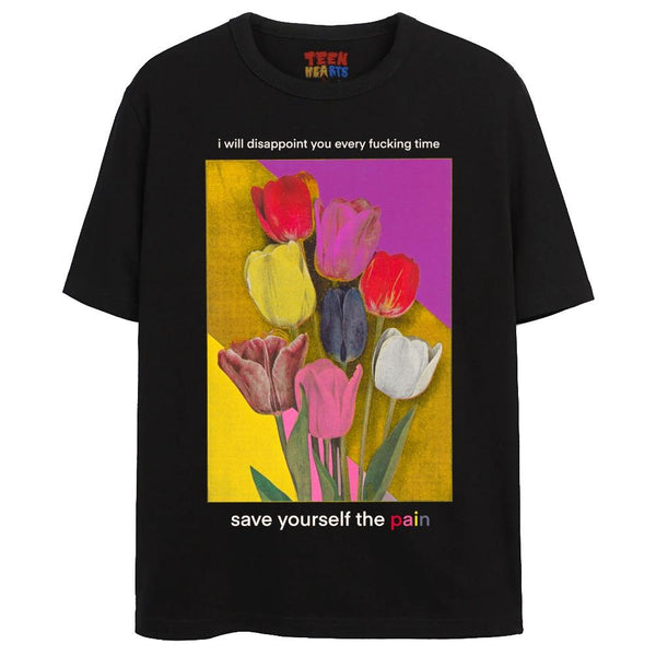 DON'T BOTHER T-Shirts DTG Small BLACK 