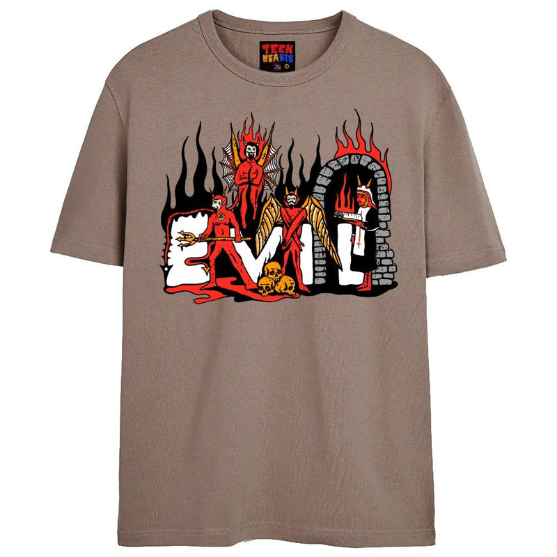 EVIL DUNGEON T-Shirts DTG Small TAN 