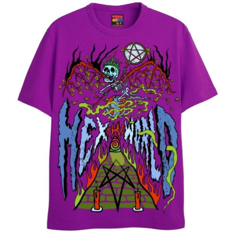 HEX THE WORLD T-Shirts DTG Small BERRY 