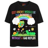 GAG REFLEX T-Shirts DTG Small Black 