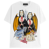 FALLEN ANGELS T-Shirts DTG Small WHITE 
