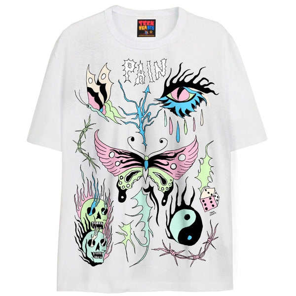 PAIN T-Shirts DTG Small White 