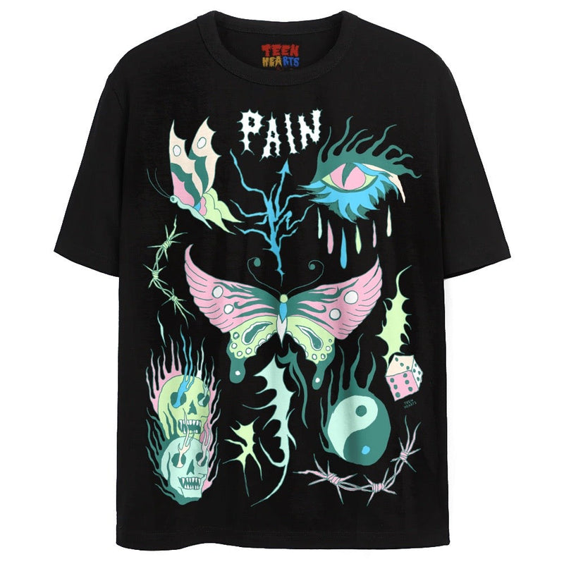 PAIN T-Shirts DTG Small Black 